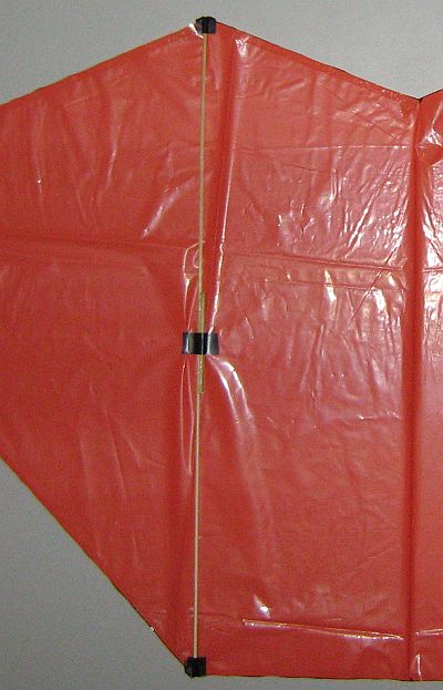 Build a sled kite - spar taped down