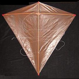 Diamond Kite Plans - dowel front