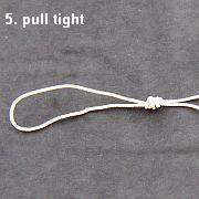 Knot Tying Instructions - The Double Overhand Loop Knot - 5