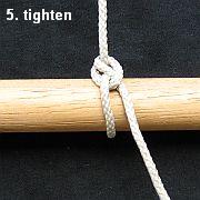 Knot Tying Instructions - Half Hitches - 5