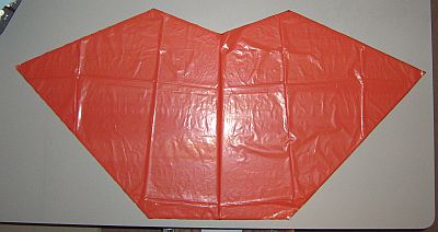 Build a sled kite - sail edges 2