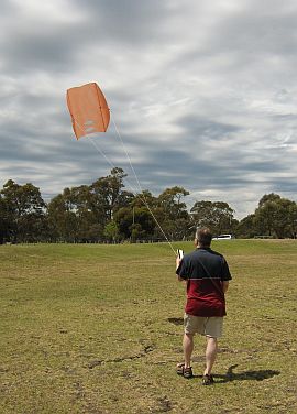Make a sled kite - launching