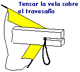 sujeción de vela