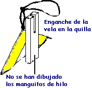 sujeción de vela