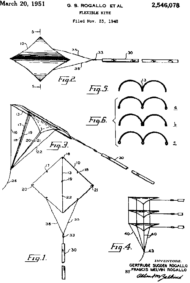 Rogallo Patent     14 kB gif