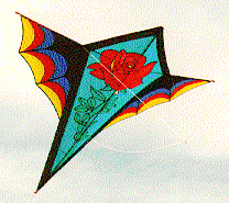 Rosenvogel im Flug